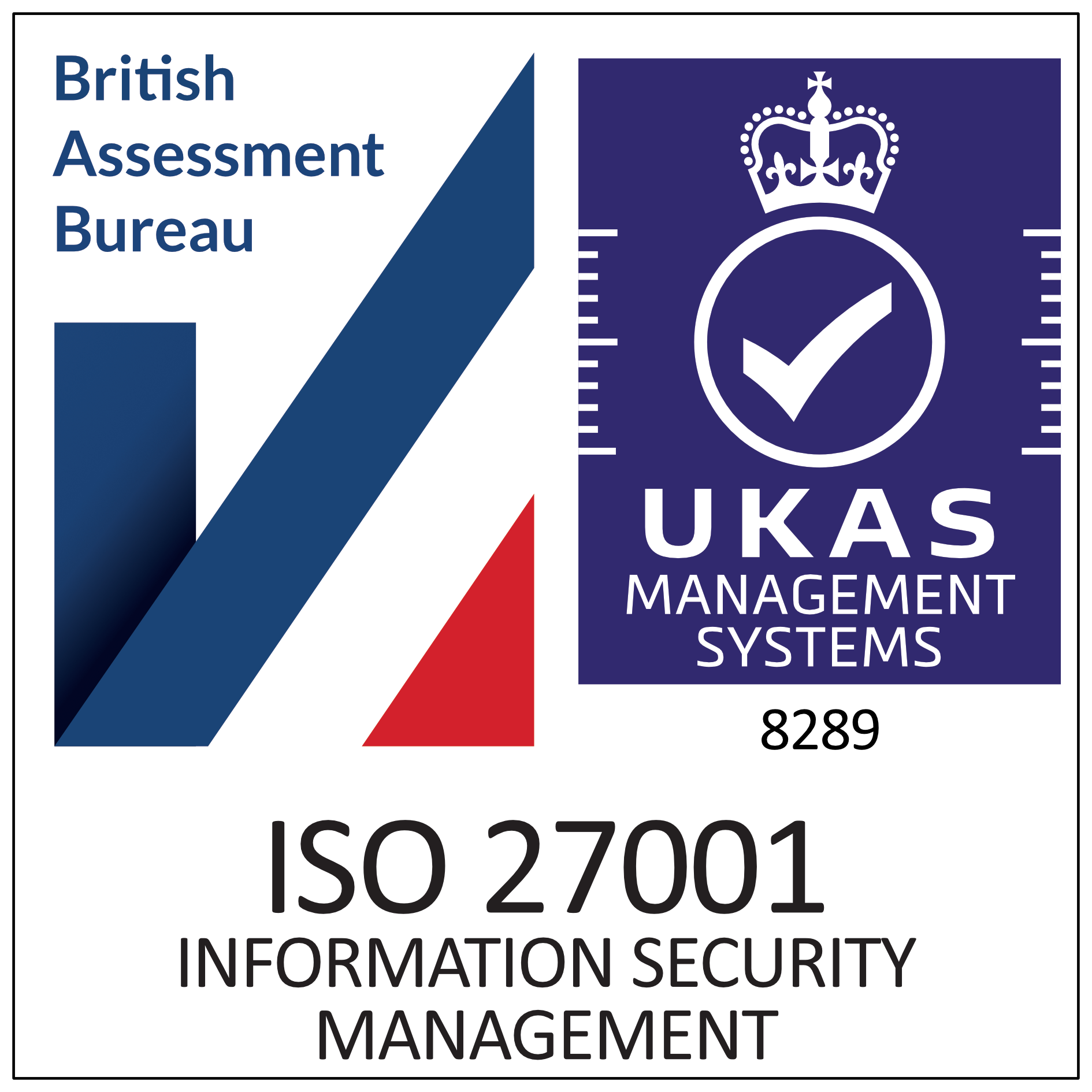ISO 27001 certified